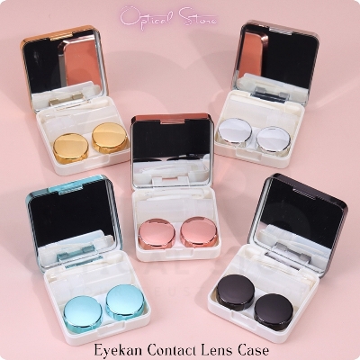 Picture of New Eyekan Contact Lens Travel Kit Box For All Kind Of Contact Lens. 1pcs Eyekan Travel Kit Box With Mirror,Twizzer,applicator and solution bottle. Eyekan Travel  Kit Box. #eykan.kitbox
