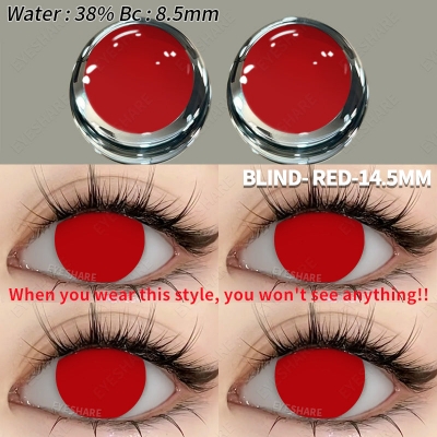 Picture of New Halloween Exclusive Blind Series Color Contact lens With Regular KIt Box for Men and Women. 1pair Blind Series(Black,White,Red & Green) Color Contact Lens For Photoshoot,Cosplay,Halloween Party & Costumes. Blind Series. #blind.series