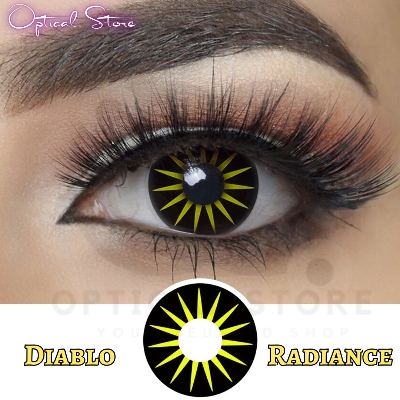 Picture of New Halloween Exclusive Cosplay HD34 Diablo Radiance Color Contact Lens With Regular Kit Box For Men & Women. 1pair Diablo Radiance Halloween Contact lens for Halloween Party,Cosplay & Costumes.Halloween Contact Lens. #diablo.radiance