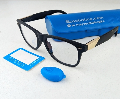 Picture of WAYFARER Sunglass style Photosun Bluecut Glass 2 in 1 Regular mobile & sunlight ray protect, Anti-reflect Blue light computer glass, men-women Radiation Blue Light & sunlight Blocking Eyewear  UV420 Protection Gaming Eyeglass Frame 2157