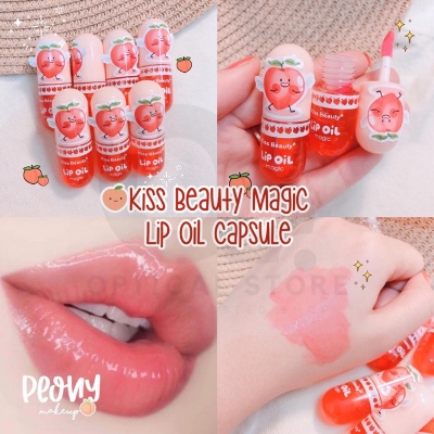Picture of New Kiss Beauty Magic Lip Oil/Lip Gloss/Lip Balm 3pcs combo for Girls/women. 3pcs Natural pink Color Kiss Beauty Magic Lip Oil For Protects the Lips from Dryness and Restores the Natural Radiance of the Lips with non-stick cup effect. #Kiss.beauty
