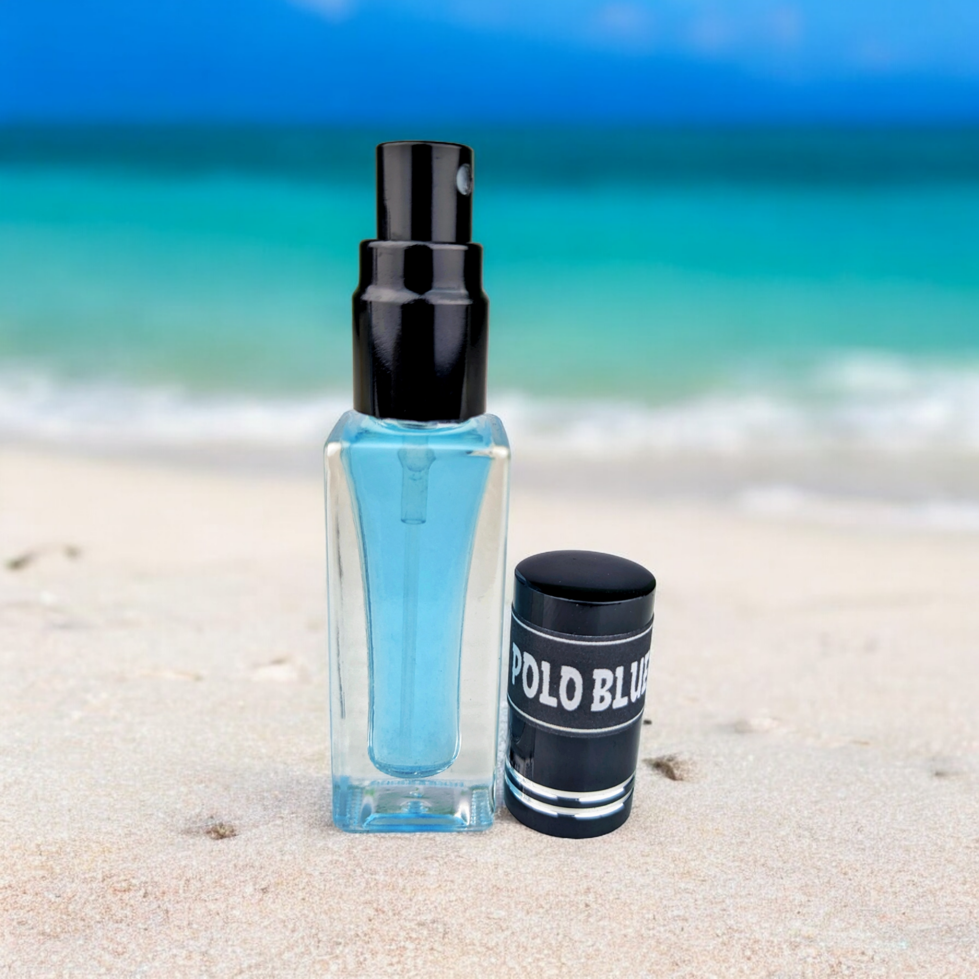 Picture of POLO BLUE Royel Parfum Spray 6ml Traditional Luxurious Islamic Scent attar for unisex Signature Aroma Non-alcohol Halal Perfume Package AA6