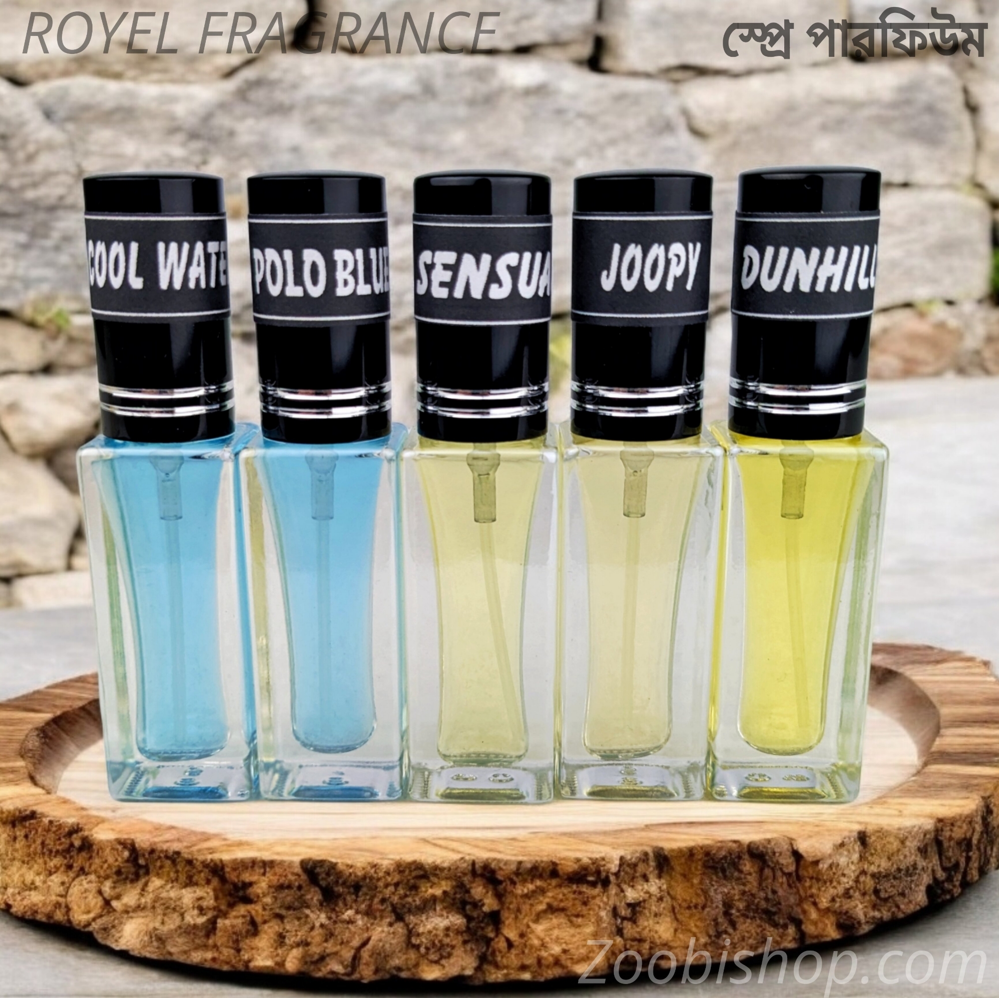 Picture of ROYEL Parfum Spray Traditional Attar-5pcs different Fragrance combo Luxurious Islamic Scent attar for unisex Signature Aroma Non-alcohol Halal Perfume Package RA6