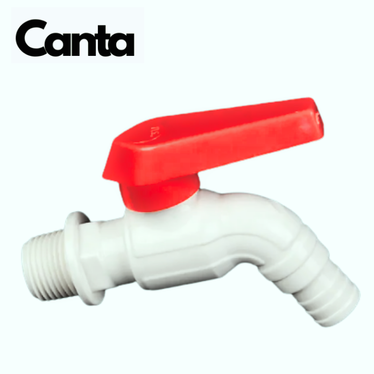 Picture of PVC Plastic Water Tap Ivory Garden Basin Faucet Plastic Kitchen Faucet