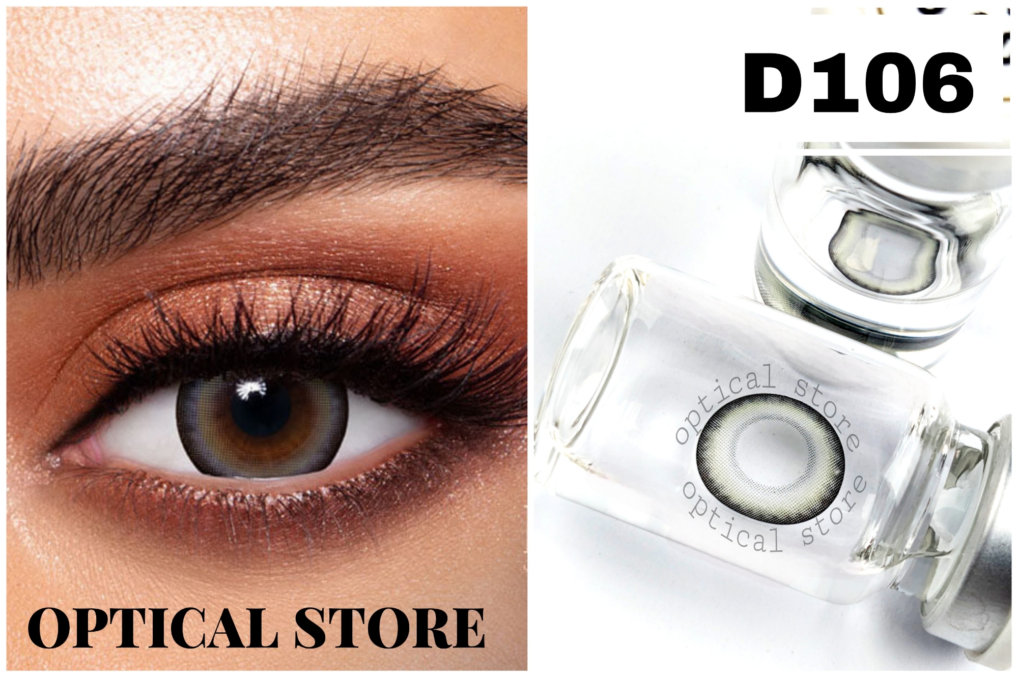 Picture of New Dahab Sabrin Soul Color Contact Lens With Regular Kit Box For Men & Women. 1pair Dahab Sabrin Soul Color Contact Lens For Eye Makeup or Eyes Cosmatics. Dahab Gold Collectrion. #sabrin.soul