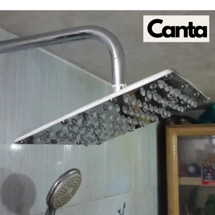 Picture of 8 Inch Moving Shower Set 12 inch Pipe SS build products China shower