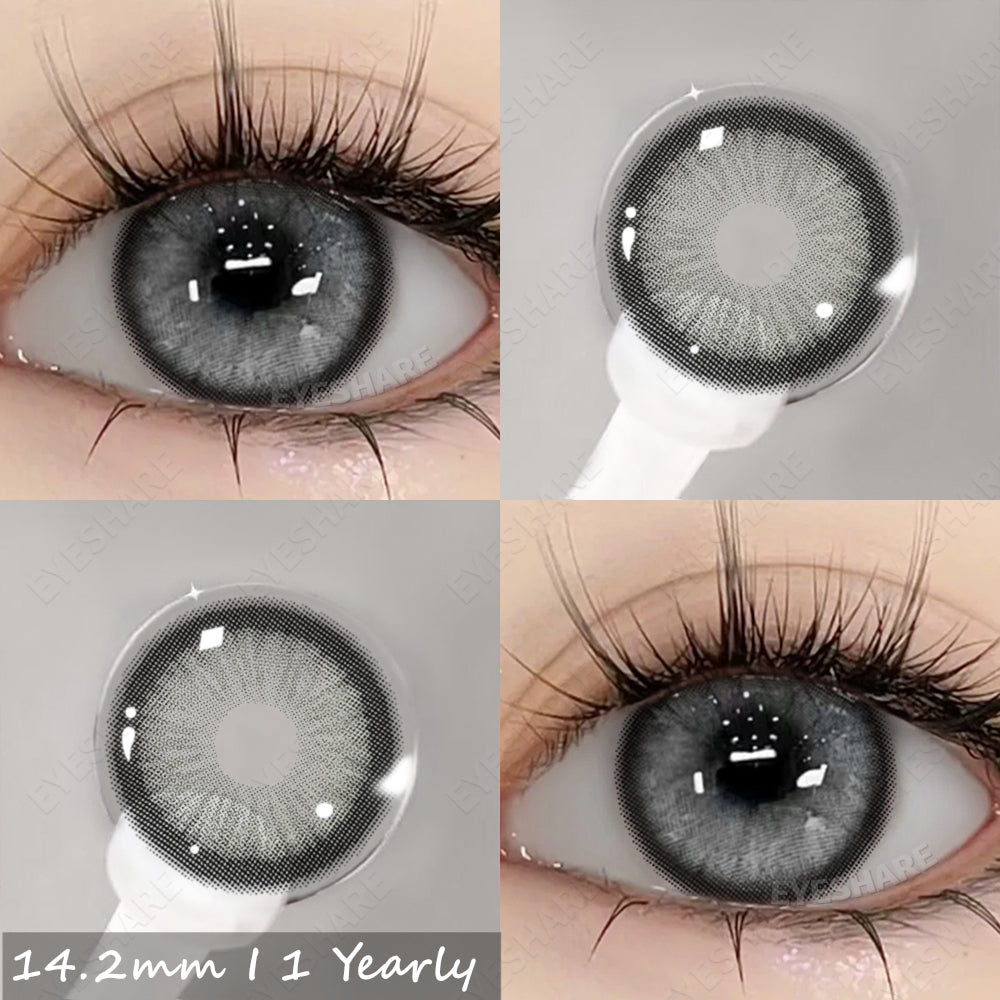 Picture of Ksseye Sem.por.na Gray Color Contact Lens with Lens Kit Box For Men And Women.New Ksseye Sem.por.na Series.#semGray