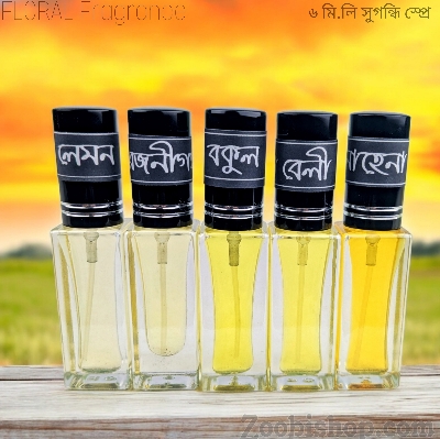 Picture of Floral Parfum Spray Traditional-5pcs different Fragrance combo Luxurious Islamic Scent for Men's Signature Aroma Non-alcohol  Perfume Package RA6