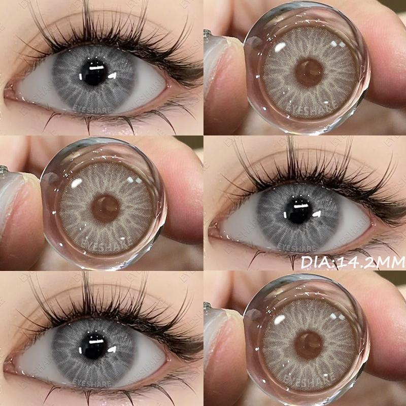 Picture of New Cyprus Gray Color Contact Lens With Regular Kit Box For Men And Women. 1 Pair Cyprus Color Contact Lens For Eye Makeup and Cosmetics. Cyprus Series. #cyprus