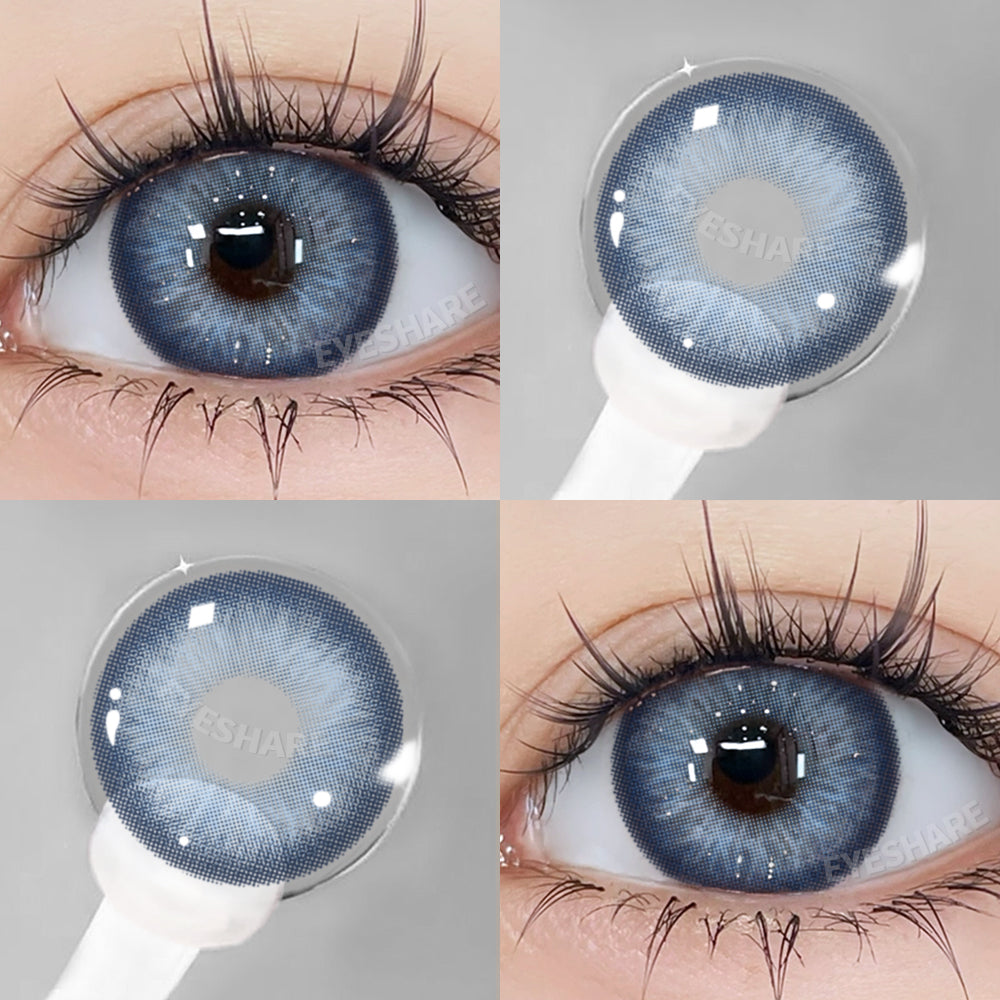 Picture of Ksseye Sydney Blue Color Contact Lens with Lens Kit Box For Men And Women.New Ksseye Sydney Series.#syd.ney.Blue