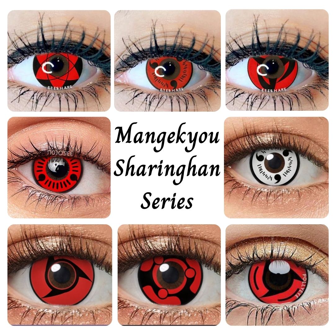Picture of Naruto Mangikyou Sharinghan Series. Anime Contact Lense. #sharinghan