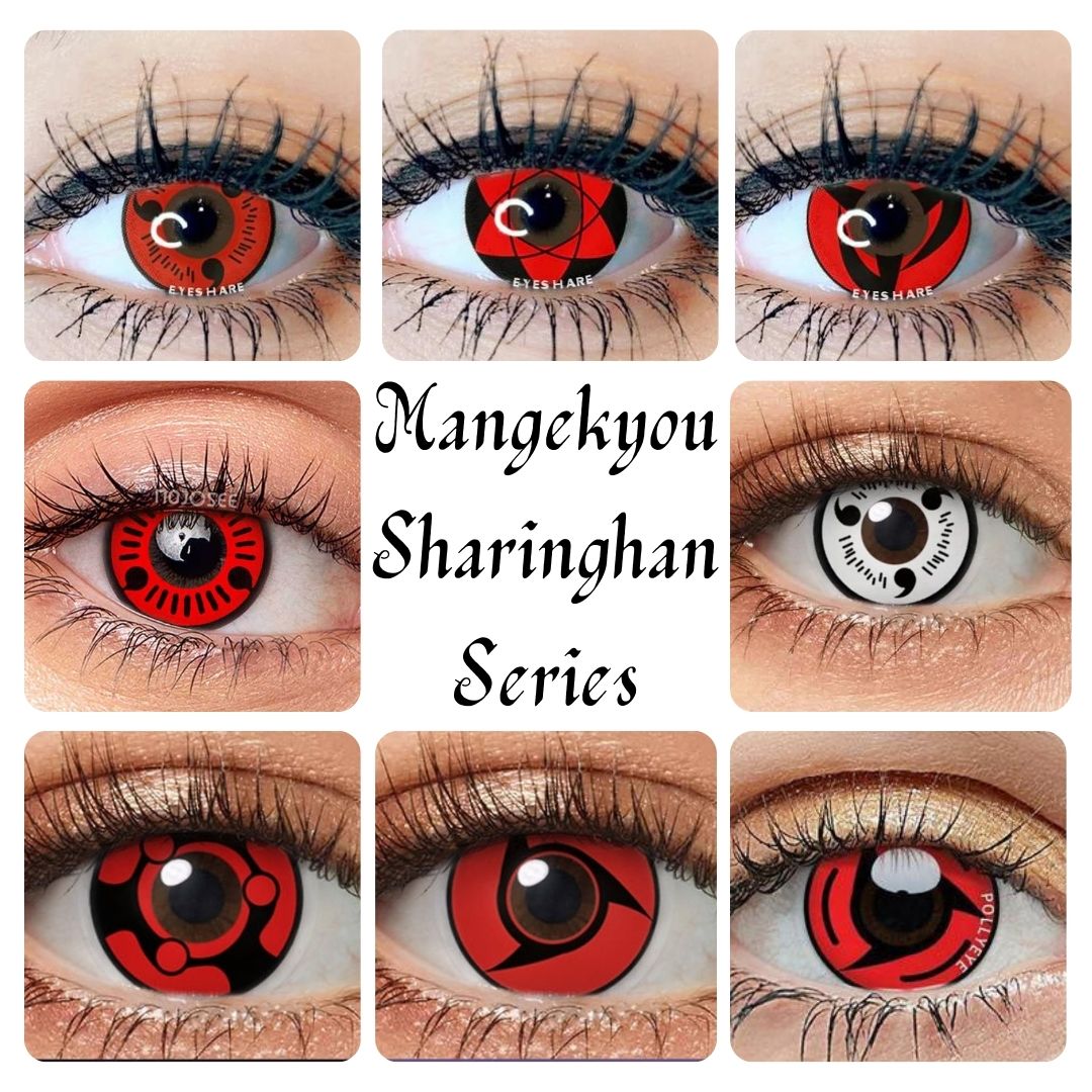 Picture of Naruto Mangikyou Sharinghan Series. Anime Contact Lense. #sharinghan