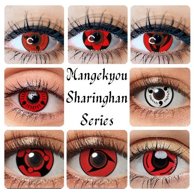 Picture of Naruto Mangikyou Sharinghan Series. Anime Contact Lense. #sharinghan