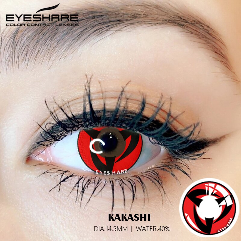Picture of Naruto Mangikyou Sharinghan Series. Anime Contact Lense. #sharinghan