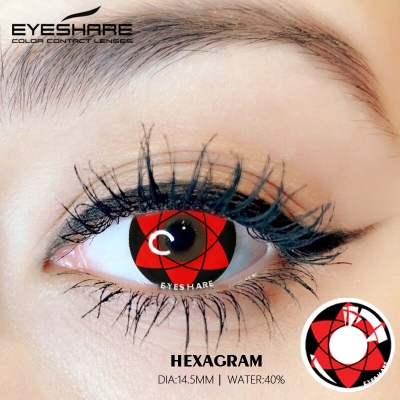 Picture of Naruto Mangikyou Sharinghan Series. Anime Contact Lense. #sharinghan
