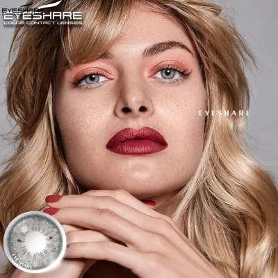 Picture of New Ksseye Exclusive Ksseye Blackspot Gray/HC2 GrayColor Contact Lens With Regular Kit Box For Men And Women. Ksseye Blackspot Series.#HC2.Gray