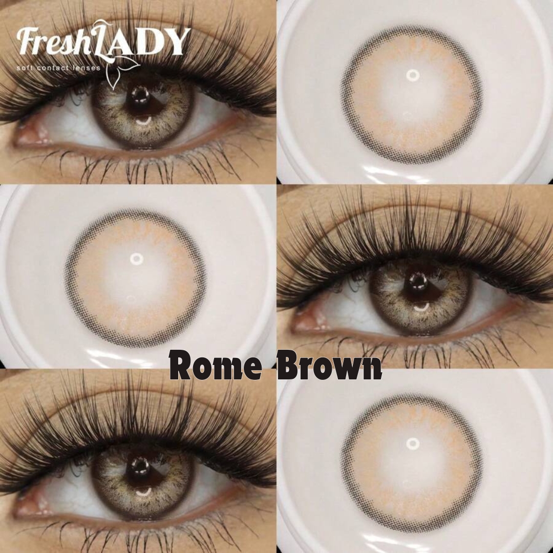 Picture of New Freshlady I Heart Blue Color Contact Lens With Regular Kit Box For Men and Women/Unisex. Freshlady I Heart Iries Series.#iheartblue