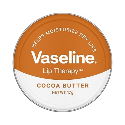 Picture of Vaseline Lip Tins Cocoa Butter, 17G|Infused With Cocoa Butter For Hydration & Glossy Shine, Transparent