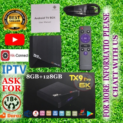 Picture of TX9 Pro 10K Ultra HD 8GB RAM + 128GB ROM Android 13 Smart TV Box