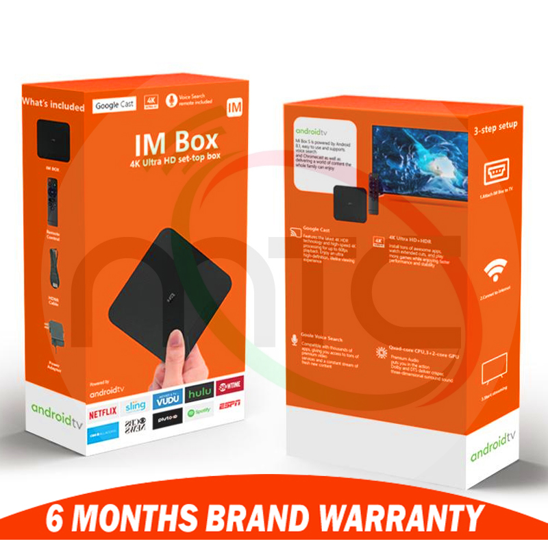Picture of iM Box  4K Ultra HD Set-Top Box 4K Ultra HD Quad Core with Voice Remote
