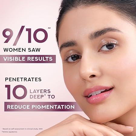 Picture of POND'S Bright Beauty Corrects Dark Spot & Pigmentation Serum for Flawless Radiance, 12% Gluta-Niacinamide Complex Face Serum - 28ml