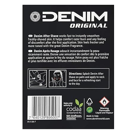Picture of Denim Original Aftershave For Men - 100Ml