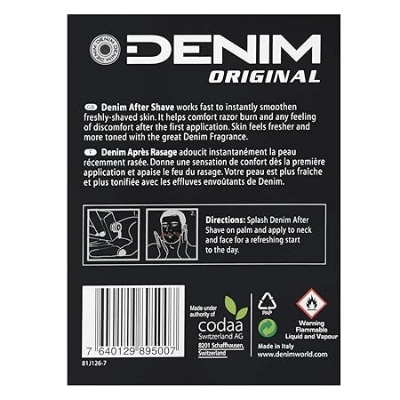 Picture of Denim Original Aftershave For Men - 100Ml
