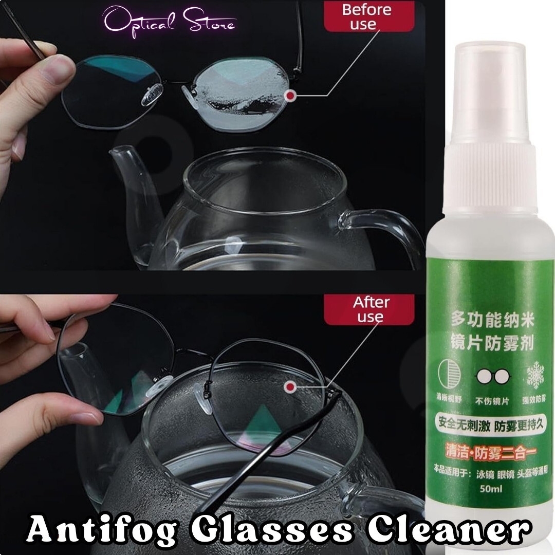 Picture of New Anti Fog Lens Cleaner Spray & Glass Cleaner/Defogger|50ml Anti-Fog Agent Glass Cleaner or Lens Cleaner Spray with Long Lasting Effect for Glasses, Camera Lenses, Windows, Mirrors.Antifog Glass Cleaner. #antifog