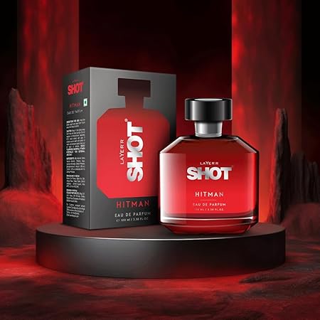 Picture of Layer'r Shot HitMan Eau De Parfum Long Lasting Premium EDP Fragrance With Oriental Scent (For Men - 100 ml Perfume)