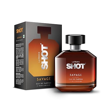 Picture of Layer'r Shot Savage Luxurious Eau De Parfum Long Lasting Premium EDP Fragrance (For Men -100ml Perfume)