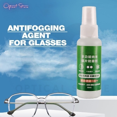 Picture of Eyeware Anti Fog Lens Cleaner Spray & Glass Cleaner/Defogger|50ml Anti-Fog Agent Glass Cleaner or Lens Cleaner Spray with Long Lasting Effect for Glasses, Camera Lenses, Windows, Mirrors.Antifog Glass Cleaner. #antifog