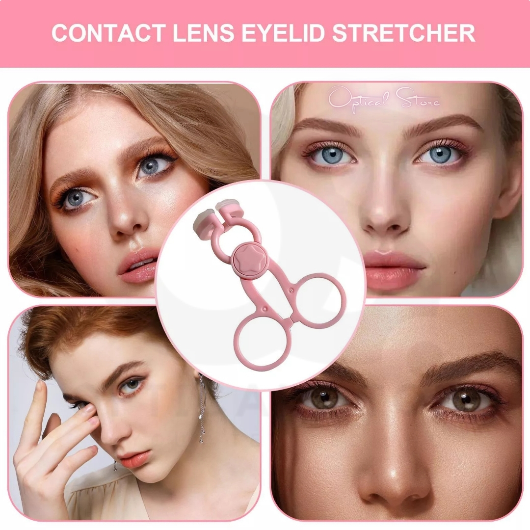 Picture of Contact Lens Remover - Eyelid Support Clip | Portable Contact Lenses Wearing Comfortable Applicator Tool to Insert Or Remove Contact Lenses
