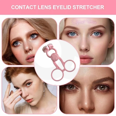Picture of Contact Lens Remover - Eyelid Support Clip | Portable Contact Lenses Wearing Comfortable Applicator Tool to Insert Or Remove Contact Lenses
