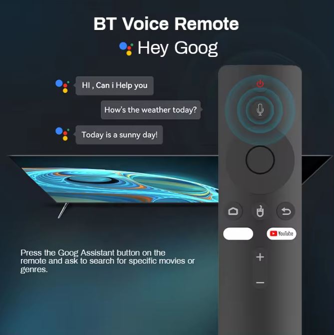Picture of U8 TV Stick 2.4G 5G Dual WIFI USB Smart Fire Lite Alexa Voice Remote TV Stick 4k Android TV Stick
