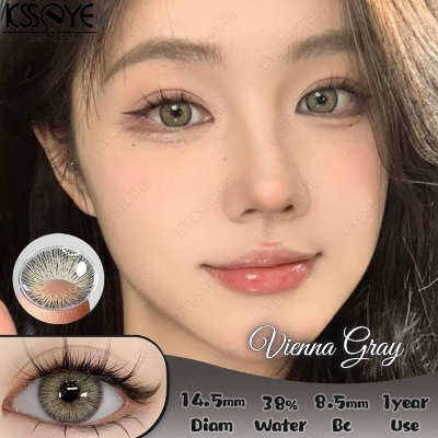 Picture of New Ksseye Vienna Gray Color Contact Lens With Regular Kit Box For Men and Women. 1 Pair Ksseye Color Contact Lens For Eye Makeup and Cosmetics.Ksseye Vienna Series. #vienna