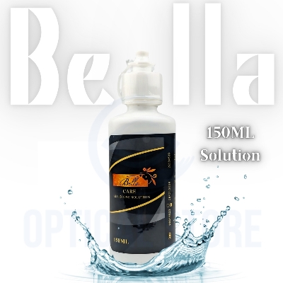 Picture of New Contact Lens BELLA Solution water 150ml , Lens water, lens solution (For All Type Of Contact Lens) SB #bella