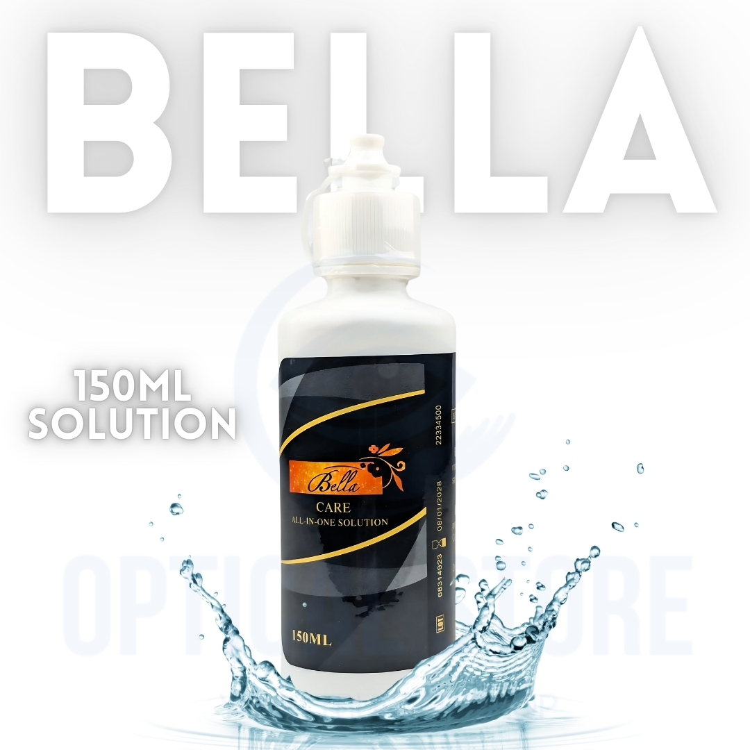 Picture of New Contact Lens BELLA Solution water 150ml , Lens water, lens solution (For All Type Of Contact Lens) SB #bella