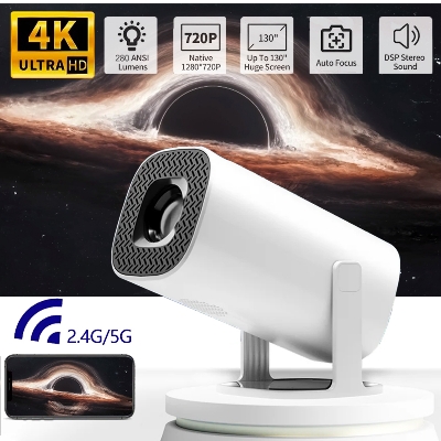 Picture of P30 Smart Mini Projector Android 11 WiFi6 Support 4K 1080P BT5.0 Projector 1280*720P Home Cinema Portable Projector