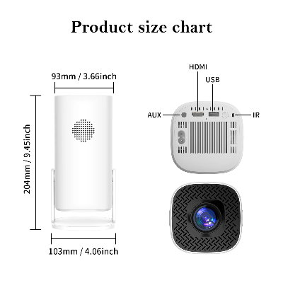Picture of P30 Smart Mini Projector Android 11 WiFi6 Support 4K 1080P BT5.0 Projector 1280*720P Home Cinema Portable Projector