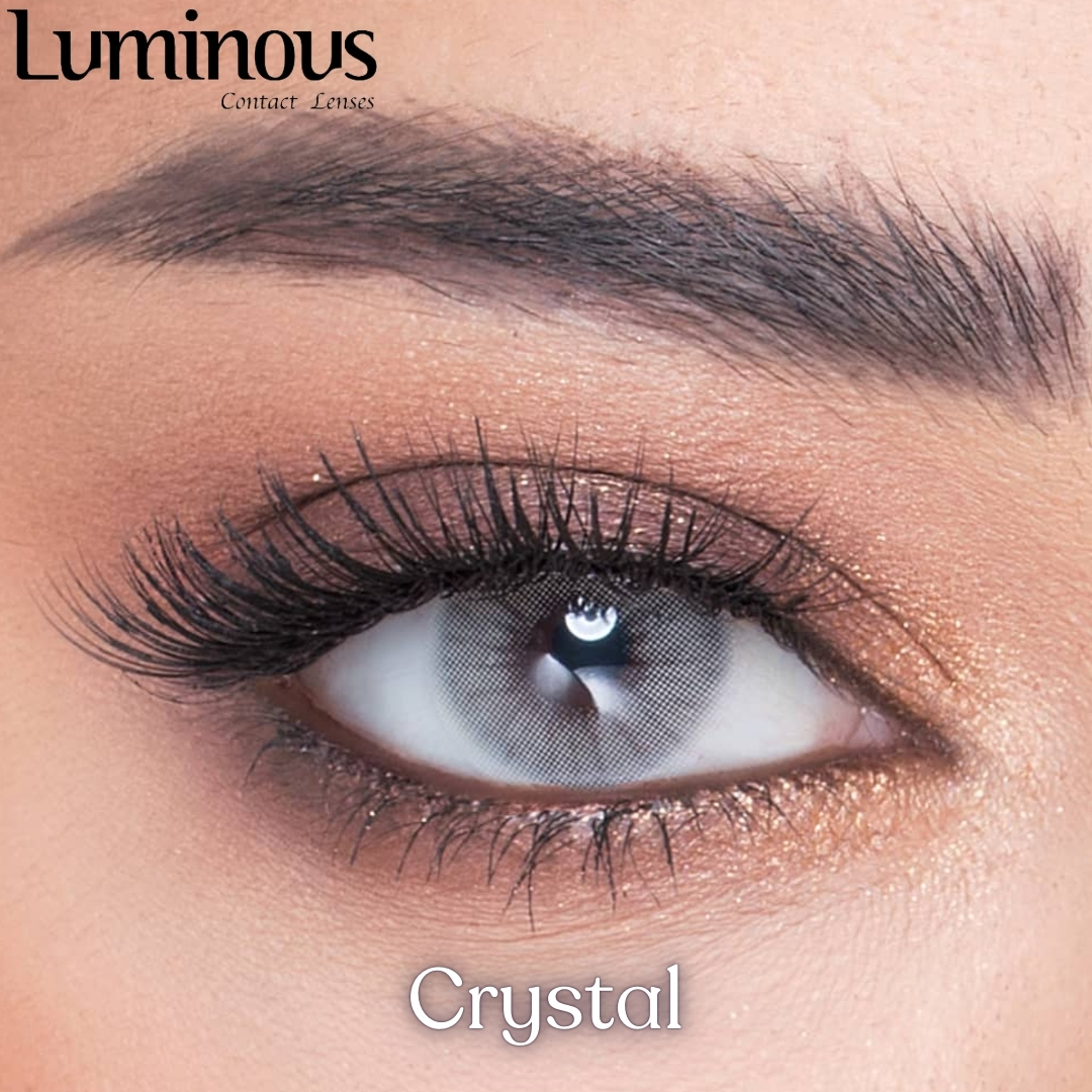 Picture of New Premium Luminous Crystal Color Contact Lens With Regular Kit Box For Men & Women. 1 Pair Luminous Color Contact Lens For Eye Makeup and Cosmetics. Luminous Color Contact Lens. #luminous