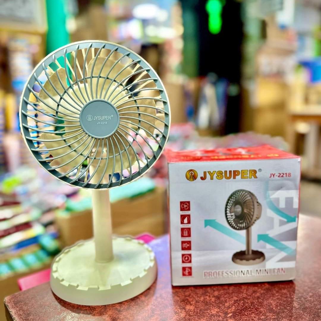 Picture of JY Super AC/ DC Rechargeable Moving Fan 45 Degree Rotating JY-2218