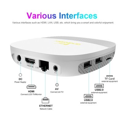 Picture of TV98 ATV MAX Android 14 TV Box H313 2GB 16GB Wifi6 BT 4K Full HD AV1 Media Player