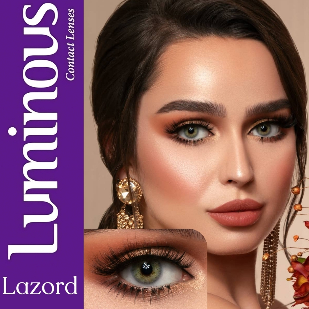 Picture of New Luminous Lazord Color Contact Lens With Regular Kit Box For Men and Women. 1 Pair Luminous Color Contact Lens For Eye Makeup and Cosmetics. Luminous Color Contact Lens. #luminouslazord