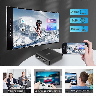 Picture of Smart TV Box TV98 ATV Plus Android 14 Allwinner H313 2.4G /5G Dual WiFi BT 8K HD Media Player Set Top Box
