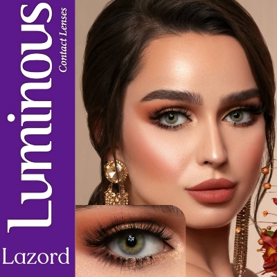 Picture of New Luminous Lazord Color Contact Lens With Regular Kit Box For Men and Women. 1 Pair Luminous Color Contact Lens For Eye Makeup and Cosmetics. Luminous Color Contact Lens. #luminouslazord