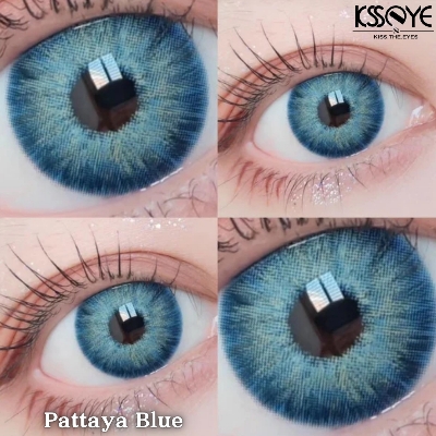 Picture of KSSEYE Pattaya Seies Color Contact Lens, With Solution & Travel kit box(Tweezers & Applicator).1 Pair Ksseye with lens accessorise (Solution & Travel Kit Box)Color Contact Lens For Eye Makeup and Cosmetics.Ksseye Pattaya Series. #pattaya
