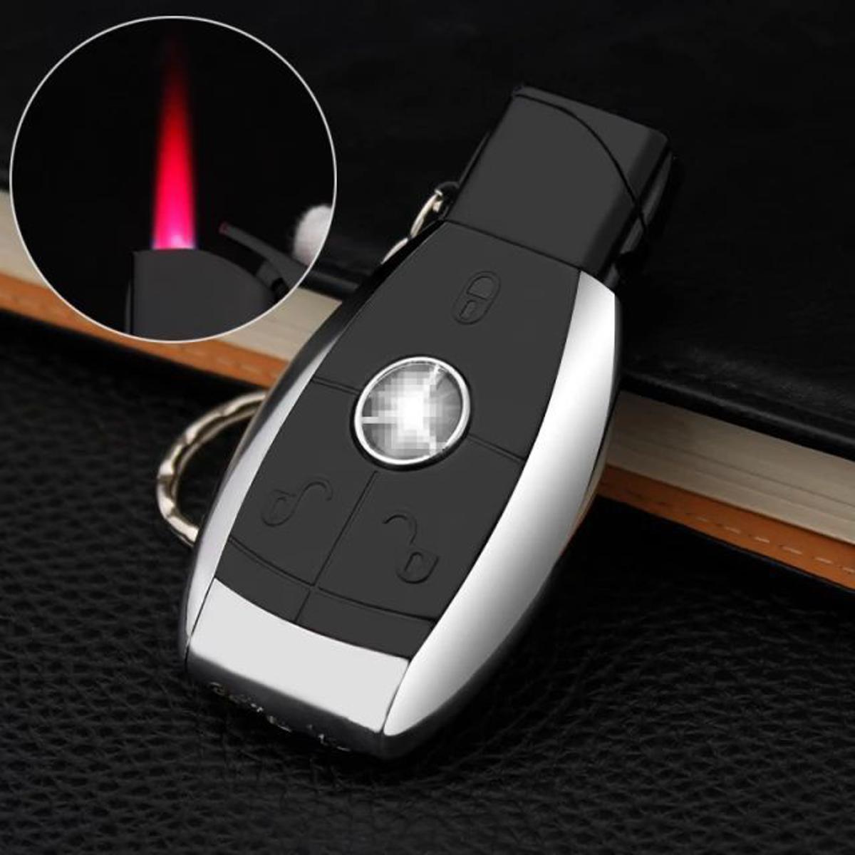 Picture of Car Key Style Windproof Lighter Jet Torch Gas Butane Lighter Gift