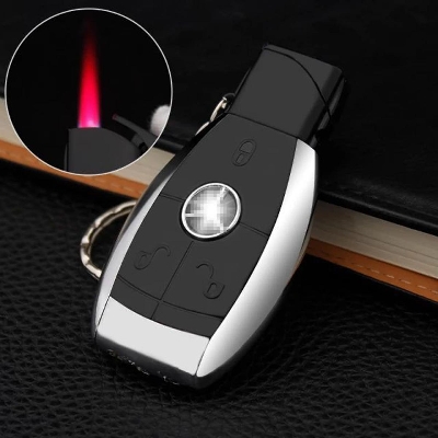 Picture of Car Key Style Windproof Lighter Jet Torch Gas Butane Lighter Gift