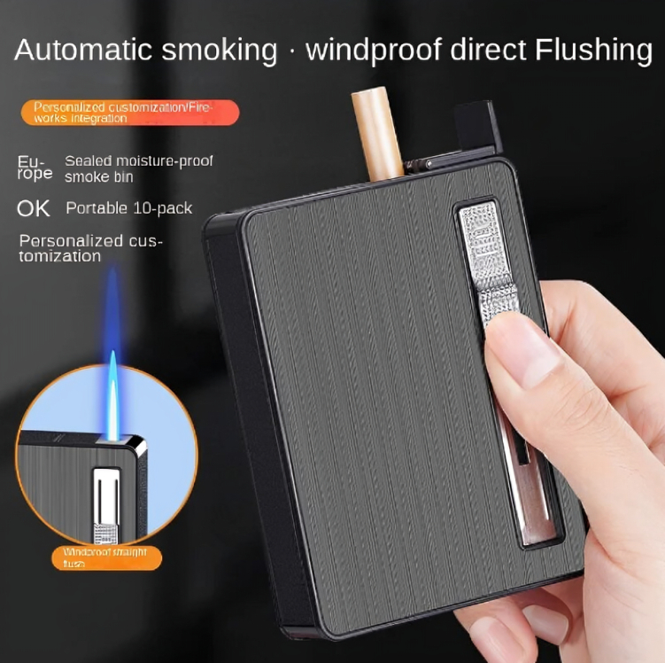 Picture of New 10 Pieces Windproof Case Men for Torch Gas Lighter