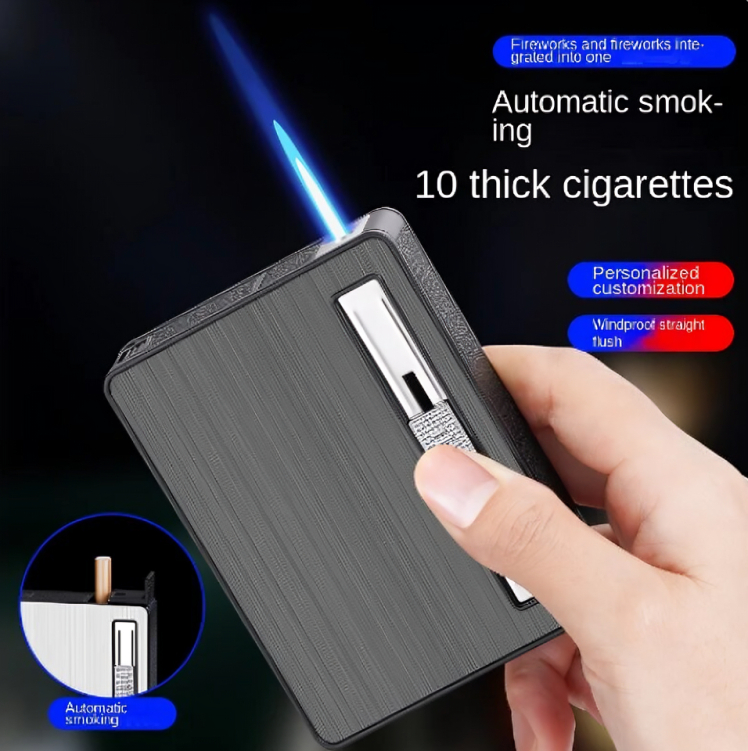 Picture of New 10 Pieces Windproof Case Men for Torch Gas Lighter